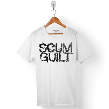 ENSLAVED SCUM GUILT LOGO ERKEK TİŞÖRT - 1