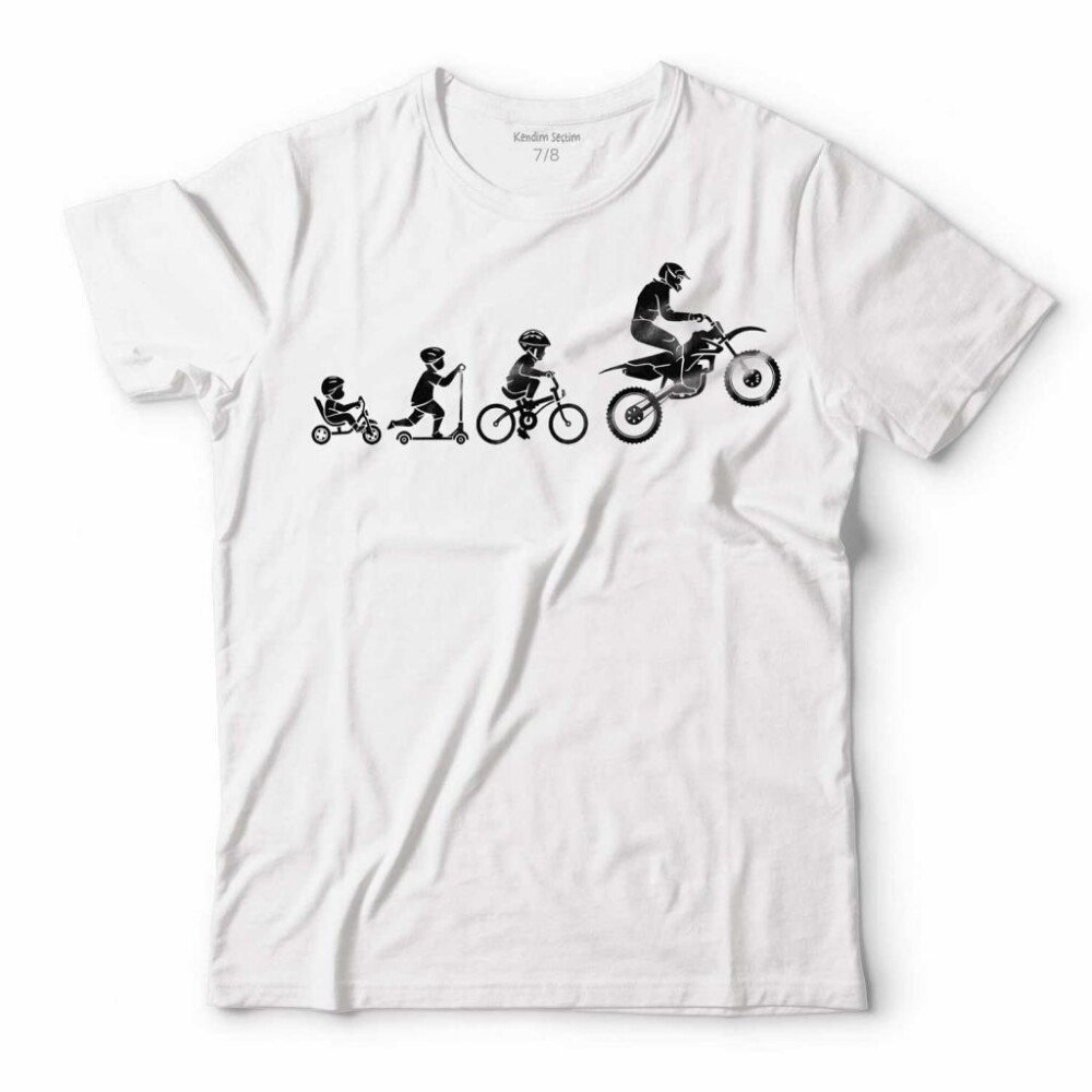 EVOLUTION MOTORCYCL OFF ROAD BIKER EVRİM ÇOCUK TİŞÖRT - KENDİM SEÇTİM
