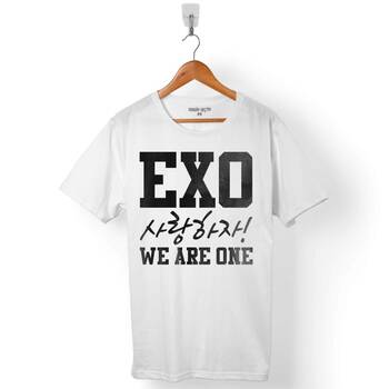 EXO WE ARE ONE LOGO ERKEK TİŞÖRT - 1