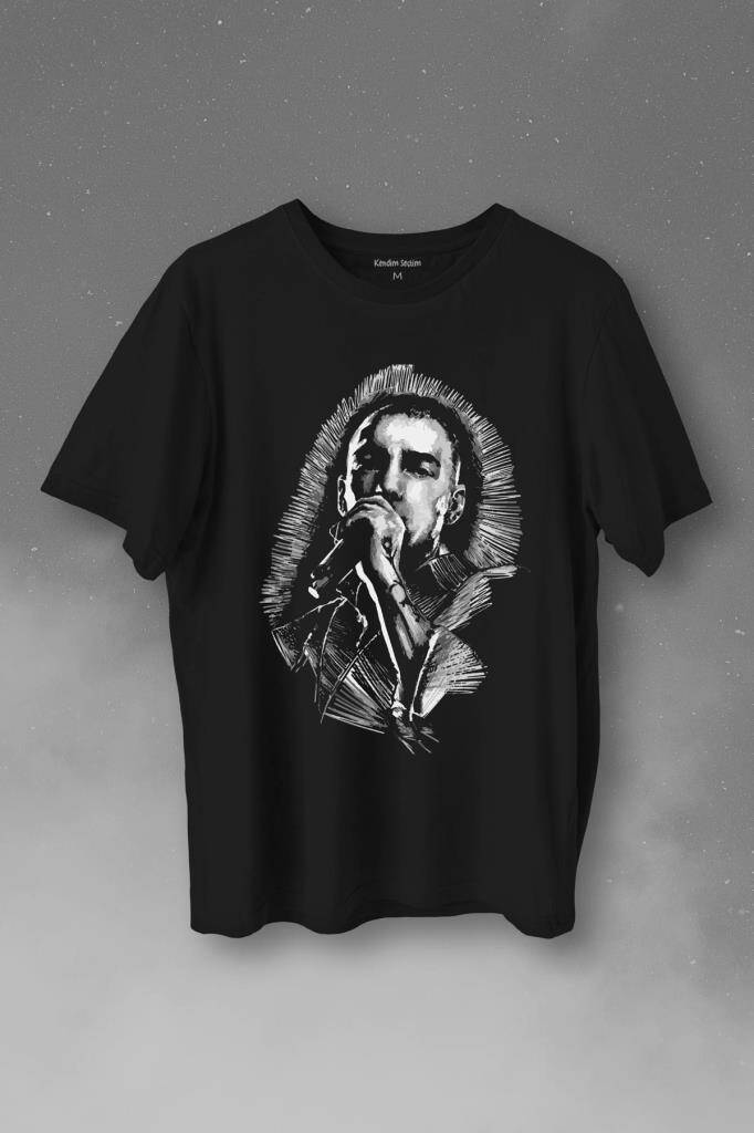 Ezhel Sercan İpekçioğlu Kazıdık Tırnaklarla Baskılı Tişört Unisex T-Shirt - 1