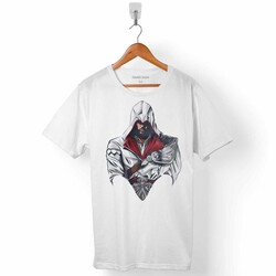 EZIO AUDITORE ASSANSINS CREED WE MUST NEVER GIVE UP THE FIGHT ERKEK TİŞÖRT - 1
