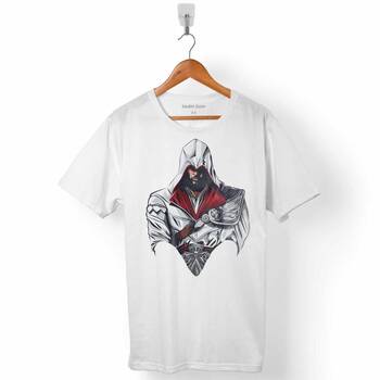 EZIO AUDITORE ASSANSINS CREED WE MUST NEVER GIVE UP THE FIGHT ERKEK TİŞÖRT - 1