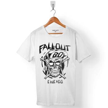 FALL OUT BOY LOGO CHICAGO ERKEK TİŞÖRT - 1