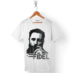 FIDEL CASTRO KÜBA DEVRİMCİ MARKSİST ERKEK TİŞÖRT - 1