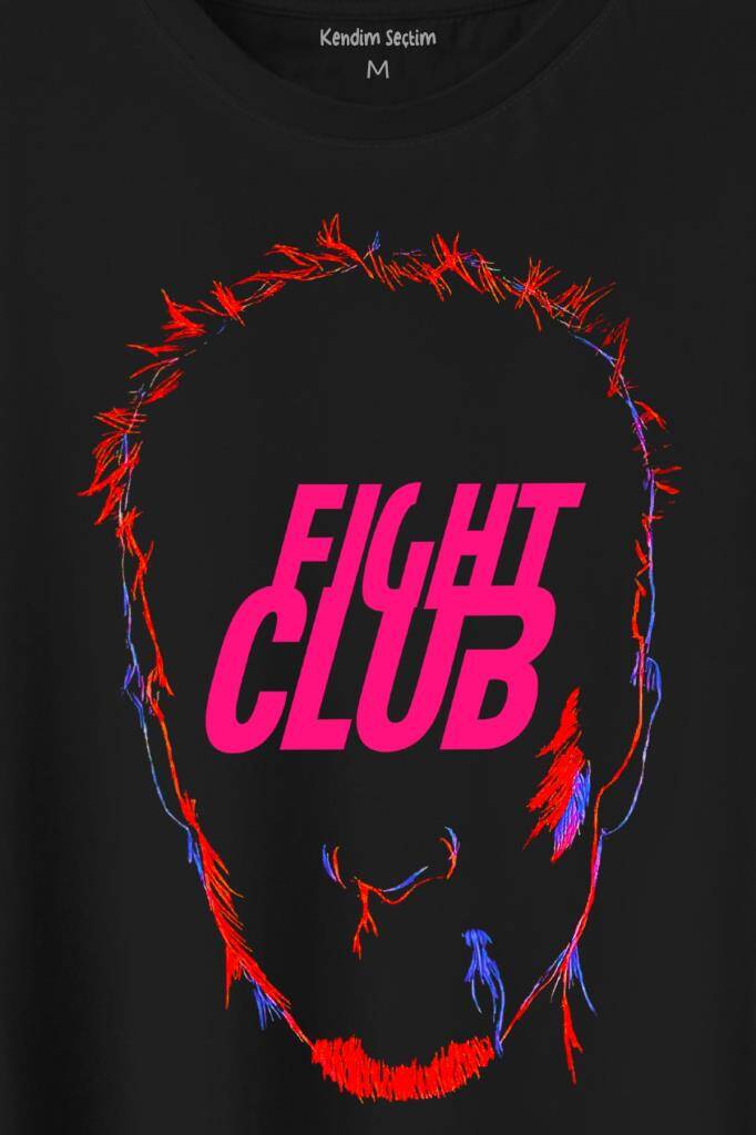 Fight Club Film Tyler Durden Baskılı Tişört Unisex T-Shirt - 2