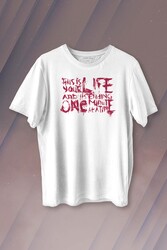 Fight Club This Is Your Life Tyler Durden Dövüş Kulübü Baskılı Tişört Unisex T-shirt - 1