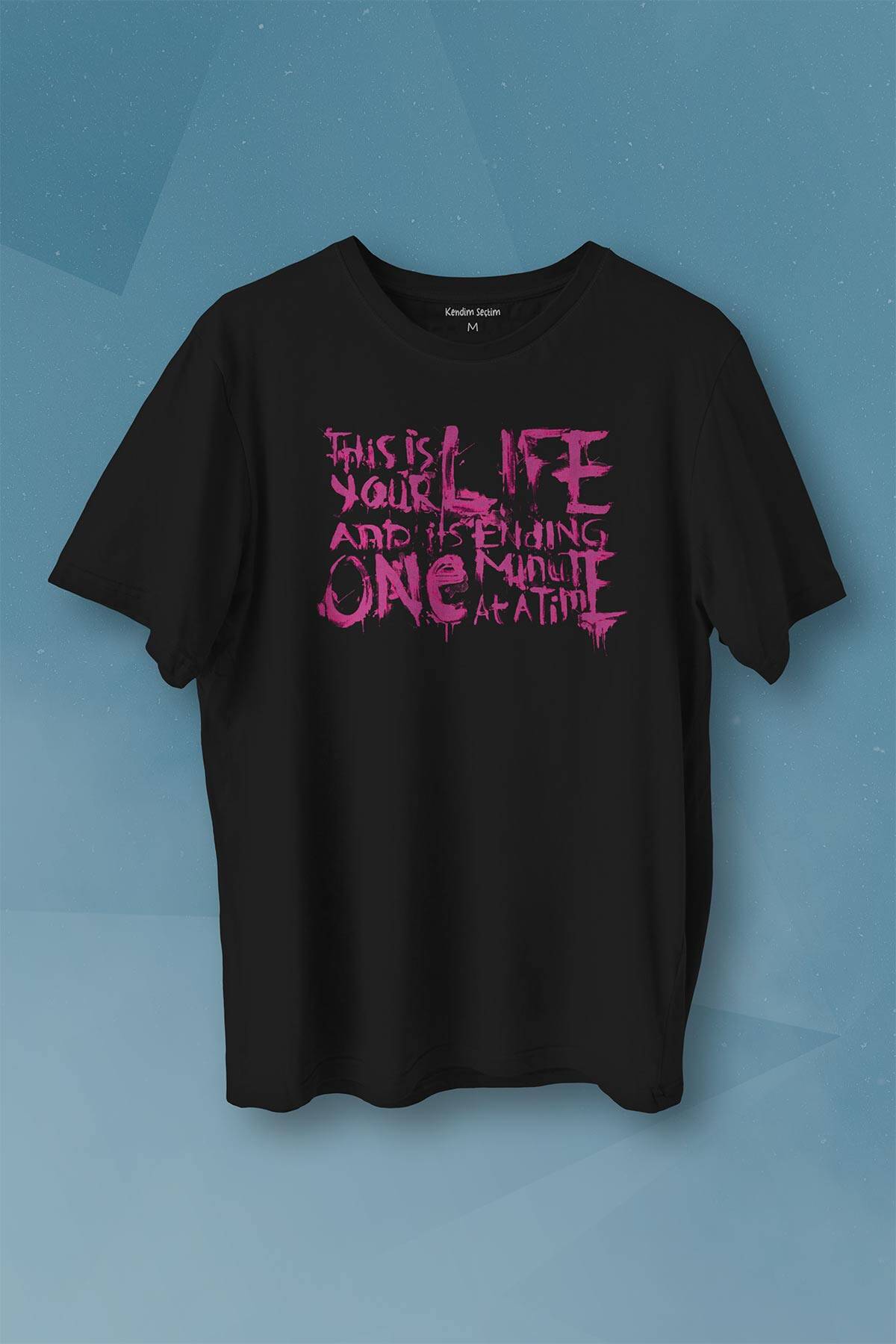 Fight Club This Is Your Life Tyler Durden Dövüş Kulübü Baskılı Tişört Unisex T-shirt - 1