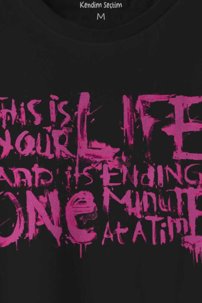 Fight Club This Is Your Life Tyler Durden Dövüş Kulübü Baskılı Tişört Unisex T-shirt (1)