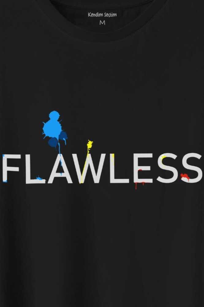 Flawless Finishing Touch Logo Baskılı Tişört Unisex T-Shirt - 2