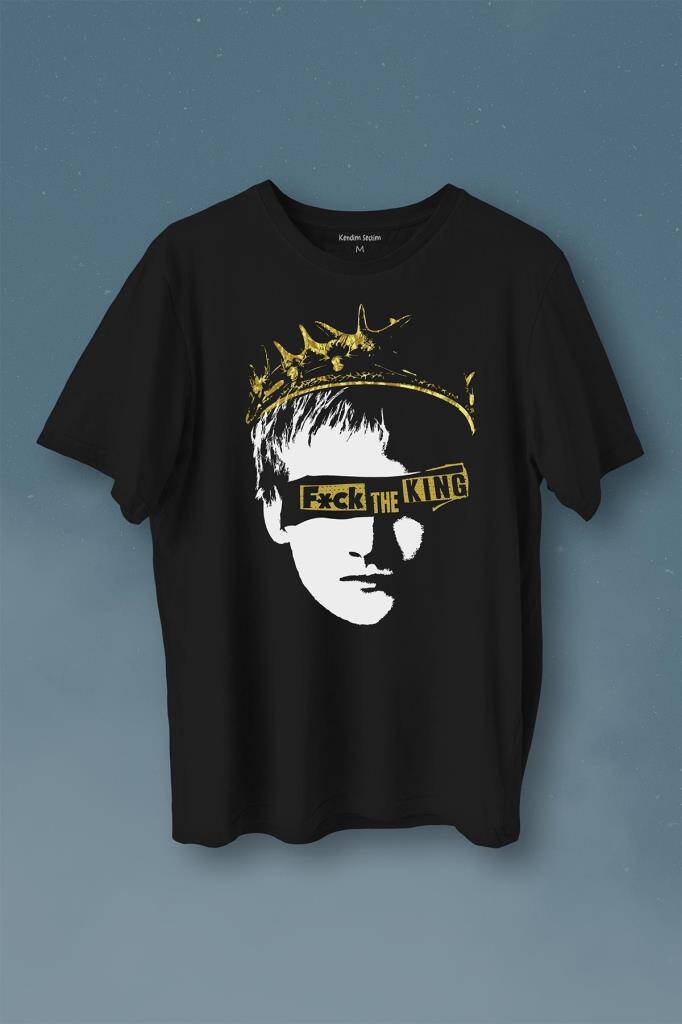 Fuck The King Game Of Thrones Kral Baskılı Tişört Unisex T-Shirt - 1