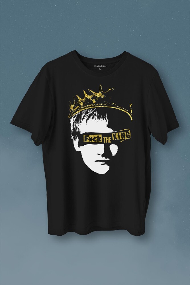 F The King Kral Baskılı Tişört Unisex T-Shirt - KENDİM SEÇTİM