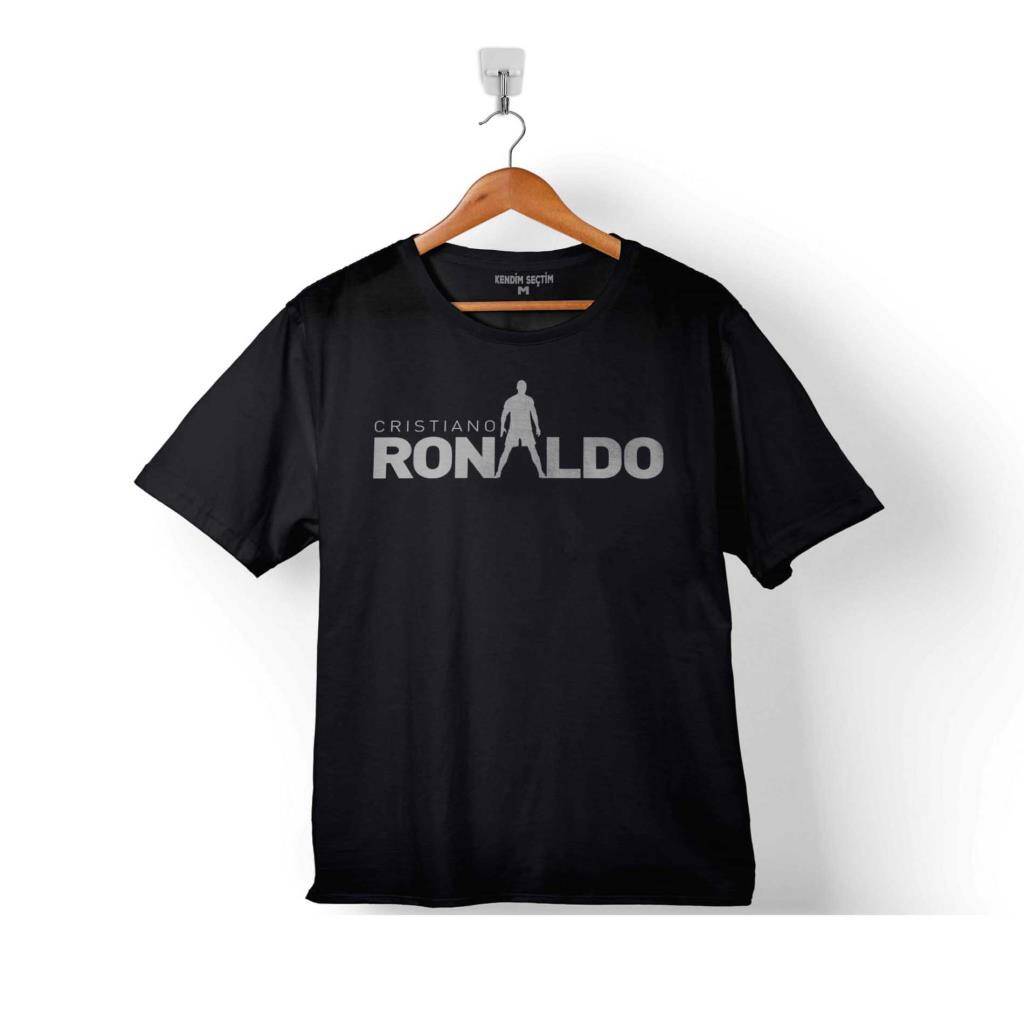 Futbol Cristiano Ronaldo Altın Top Ballon D'Or Baskılı Tişört Çocuk T-shirt - 1