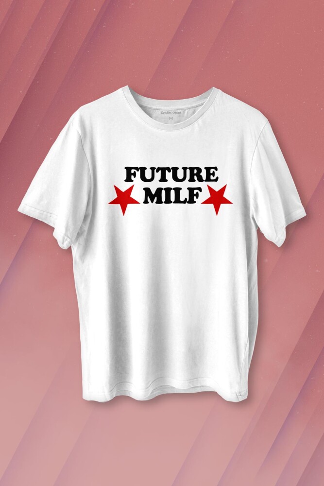 Future Milf Y2K Unisex T-shirt Kadın Tişört - 1