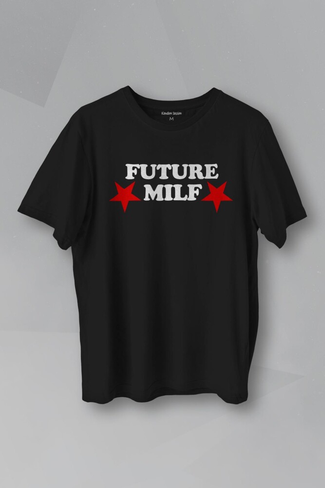 Future Milf Y2K Unisex T-shirt Kadın Tişört - 1