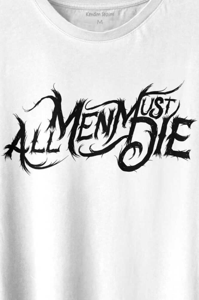 Game Of Throne All Men Must Die Baskılı Tişört Unisex T-shirt - 2