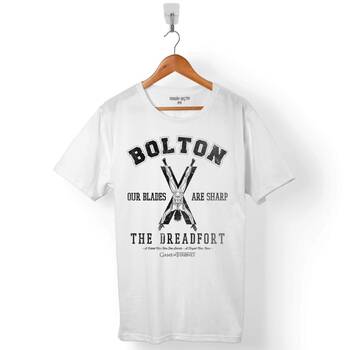 GAME OF THRONES HOUSE HOUSE BOLTON LOGO ERKEK TİŞÖRT - 1