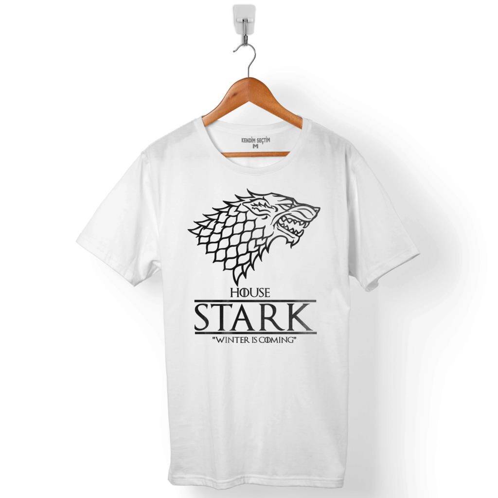 GAME OF THRONES HOUSE STARK WINTER IS COMING ERKEK TİŞÖRT - 1