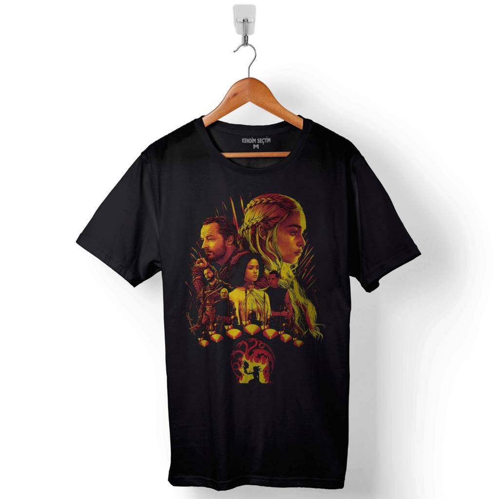 Game Of Thrones Joshua Budıch Baskılı Tişört Unisex T-Shirt - 1