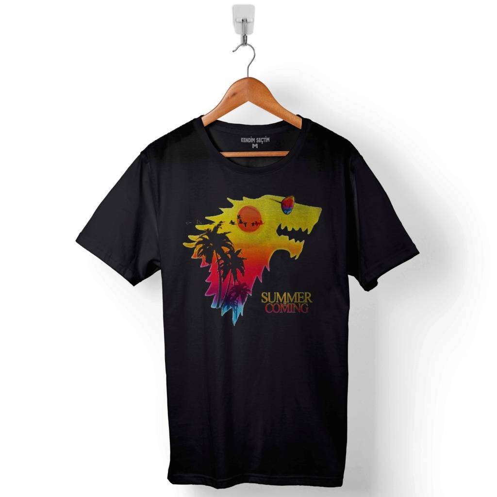 Game Of Thrones Summer Is Coming Yaz Baskılı Tişört Unisex T-Shirt - 1