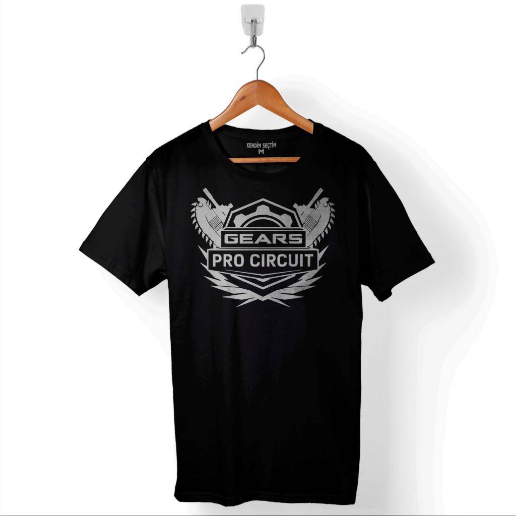 Gears Of War 2 Pro Cırcuıt Logo Baskılı Tişört Unisex T-Shirt - 1