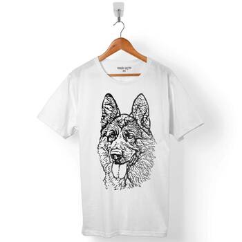 GERMAN SHEPHERD ALMAN KURDU ÇOBAN KÖPEĞİ ERKEK TİŞÖRT - 1