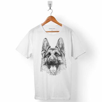 GERMAN SHEPHERD ALMAN KURDU POLICE DOG ERKEK TİŞÖRT - 1