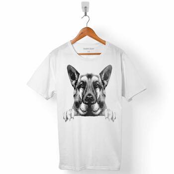 GERMAN SHEPHERD ALMAN KURDU POLICE DOG ERKEK TİŞÖRT - 1