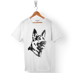 GERMAN SHEPHERD ALMAN KURDU POLICE DOG ERKEK TİŞÖRT - 1