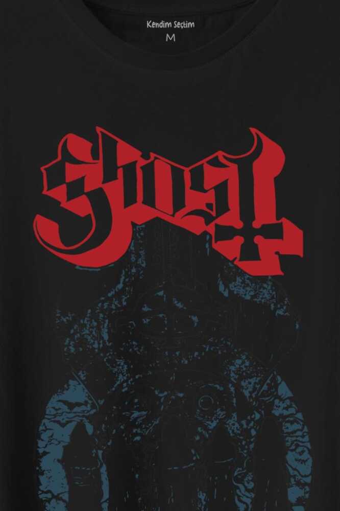 Ghost Bc Papaz Kilise Hayalet Baskılı Tişört Unisex T-Shirt (1)