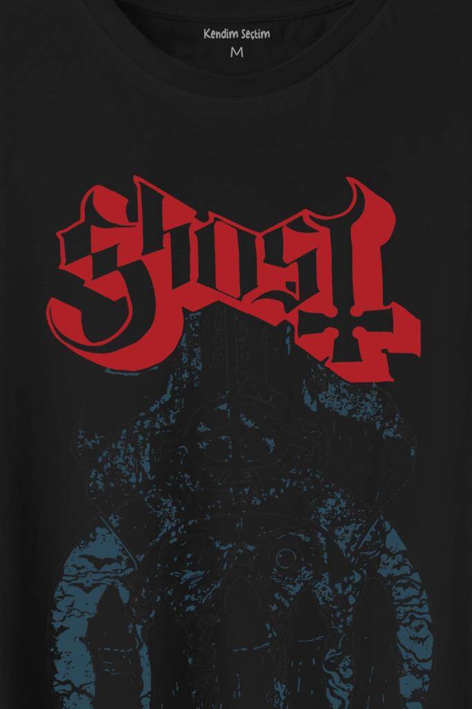 Ghost Bc Papaz Kilise Hayalet Baskılı Tişört Unisex T-Shirt (1)