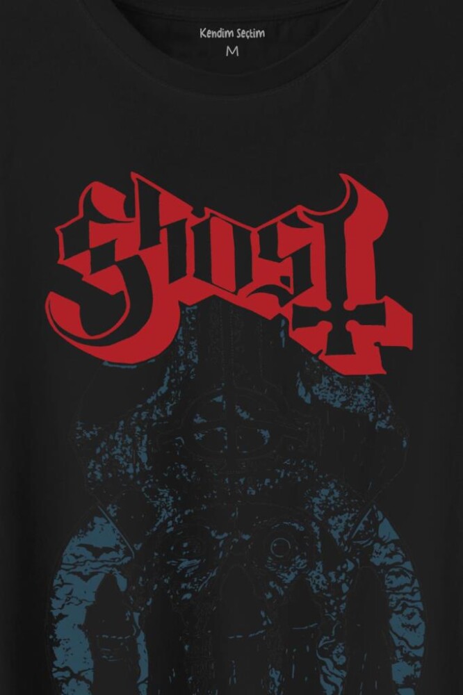 Ghost Bc Papaz Kilise Hayalet Baskılı Tişört Unisex T-Shirt - 2