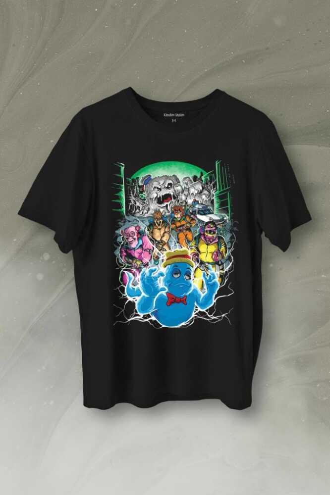 Ghostbusters Hayalet Avciları Cerealbusters Baskılı Tişört Unisex T-Shirt - 1