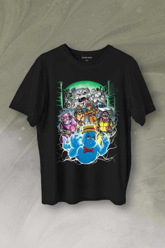 Ghostbusters Hayalet Avciları Cerealbusters Baskılı Tişört Unisex T-Shirt - 1