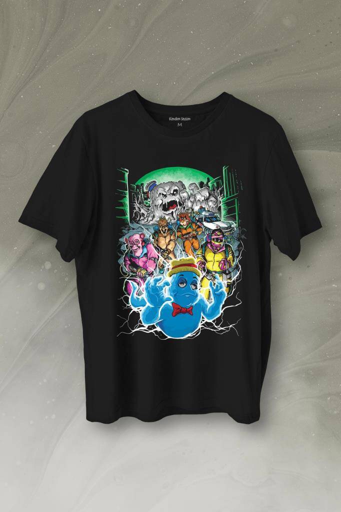 Ghostbusters Hayalet Avciları Cerealbusters Baskılı Tişört Unisex T-Shirt - 1