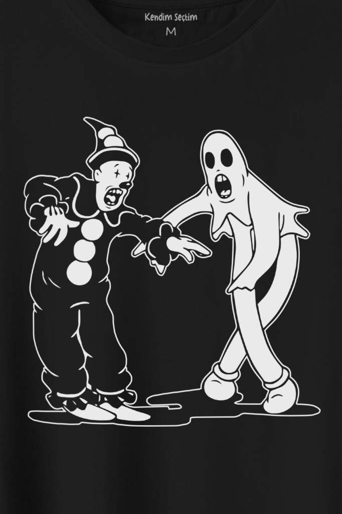 Ghostmane Music Dans Müzik Palyaço Hayalet Baskılı Tişört Unisex T-Shirt (1)