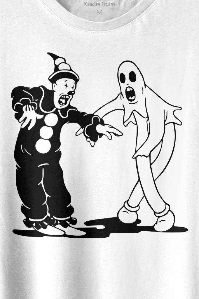 Ghostmane Music Dans Müzik Palyaço Hayalet Baskılı Tişört Unisex T-shirt (1)