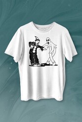 Ghostmane Music Dans Müzik Palyaço Hayalet Baskılı Tişört Unisex T-shirt - 1