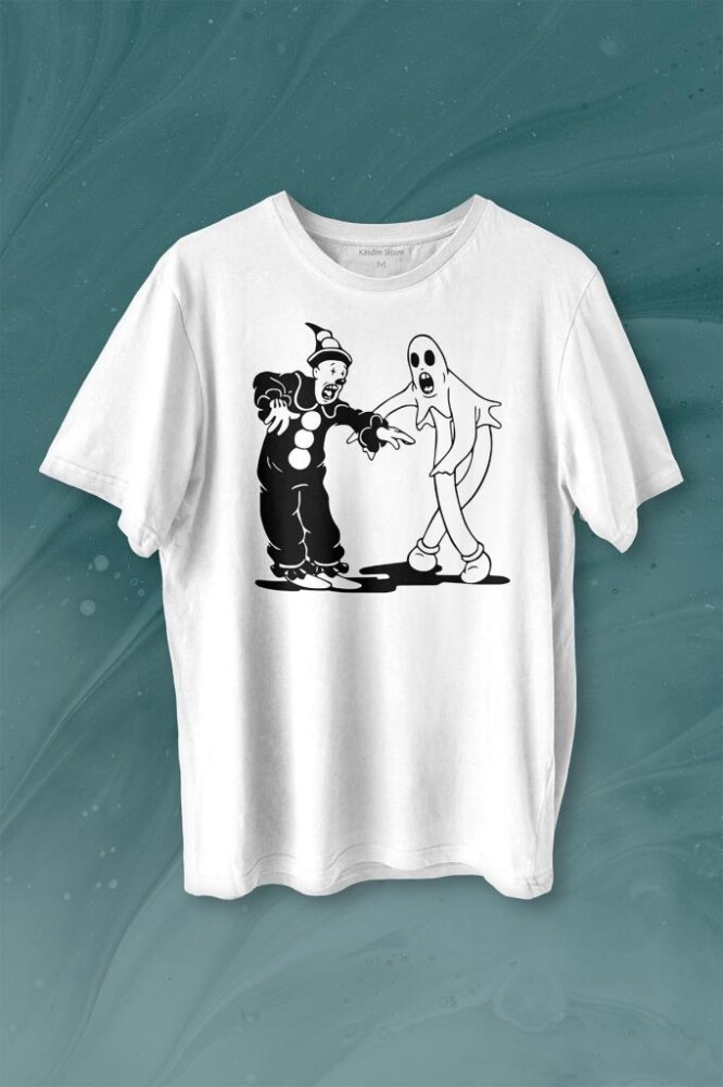 Ghostmane Music Dans Müzik Palyaço Hayalet Baskılı Tişört Unisex T-shirt - 1