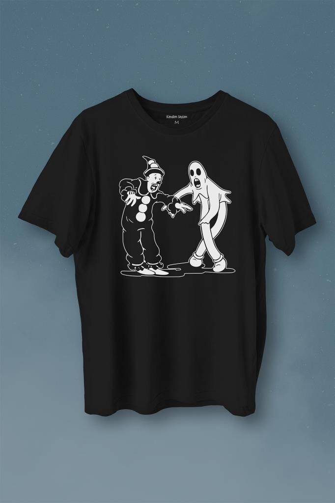 Ghostmane Music Dans Müzik Palyaço Hayalet Baskılı Tişört Unisex T-Shirt - 1