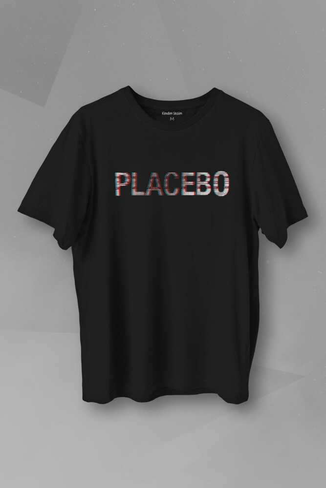 Glitch Placebo Music Molko Rock Müzik Baskılı Unisex T-shirt T01S4396 - 1