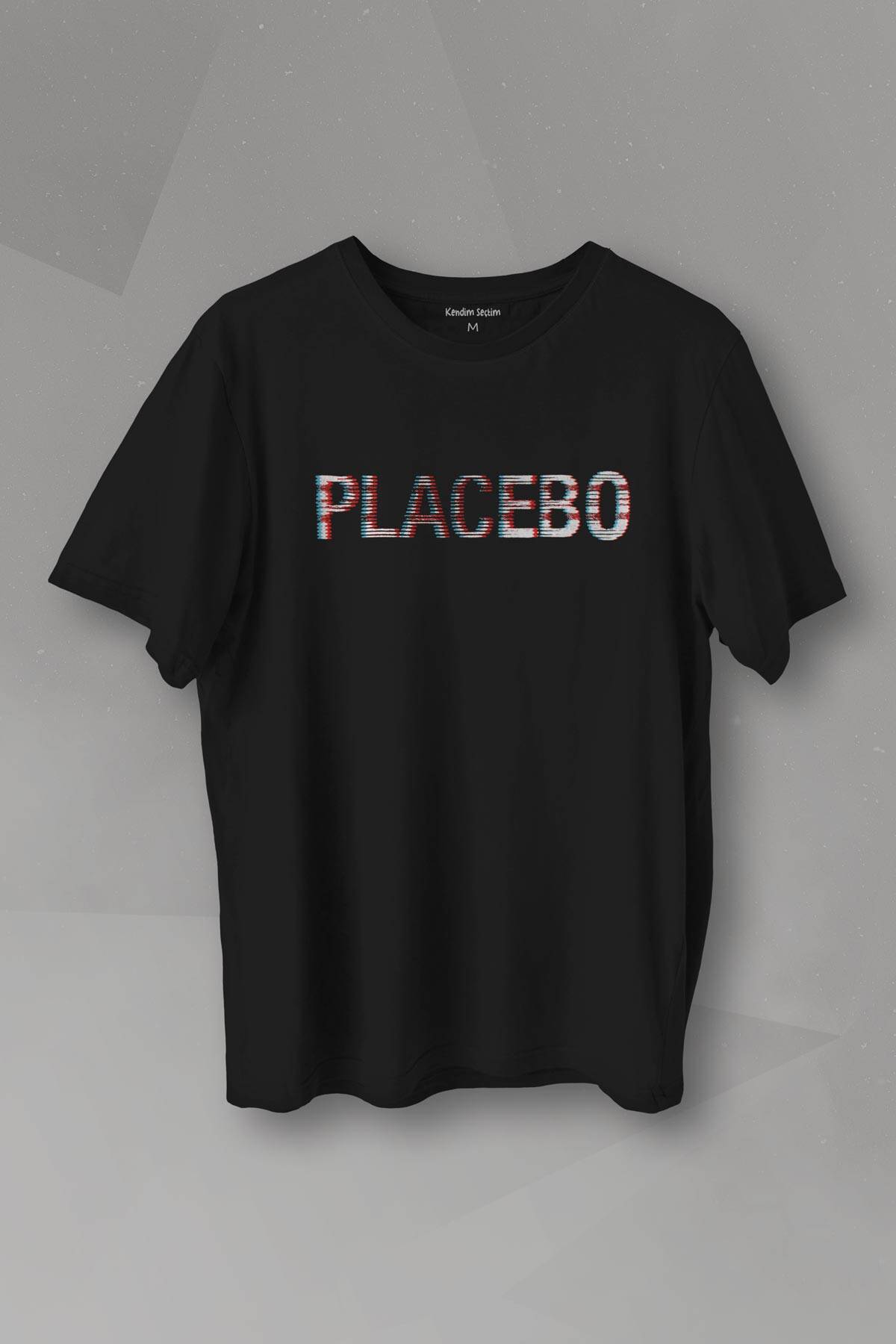 Glitch Placebo Music Molko Rock Müzik Baskılı Unisex T-shirt T01S4396 - 1