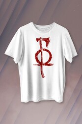 God Of War 4 Balta Oyun Gamer Gow Baskılı Tişört Unisex T-shirt - 1
