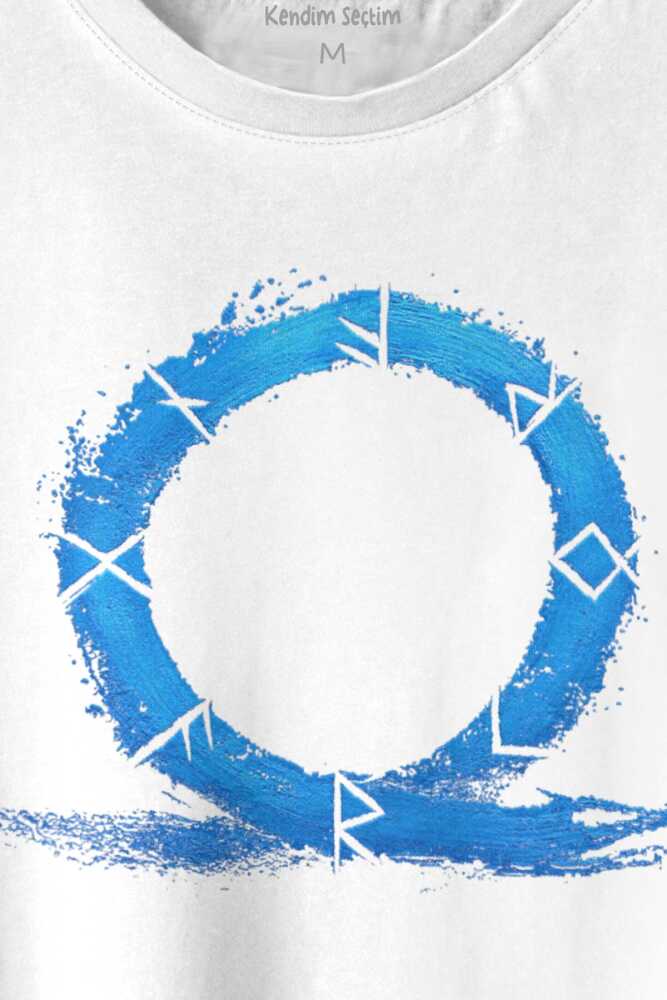 God of War Ragnarok Oyun Gamer Baskılı Tişört Unisex T-shirt (1)