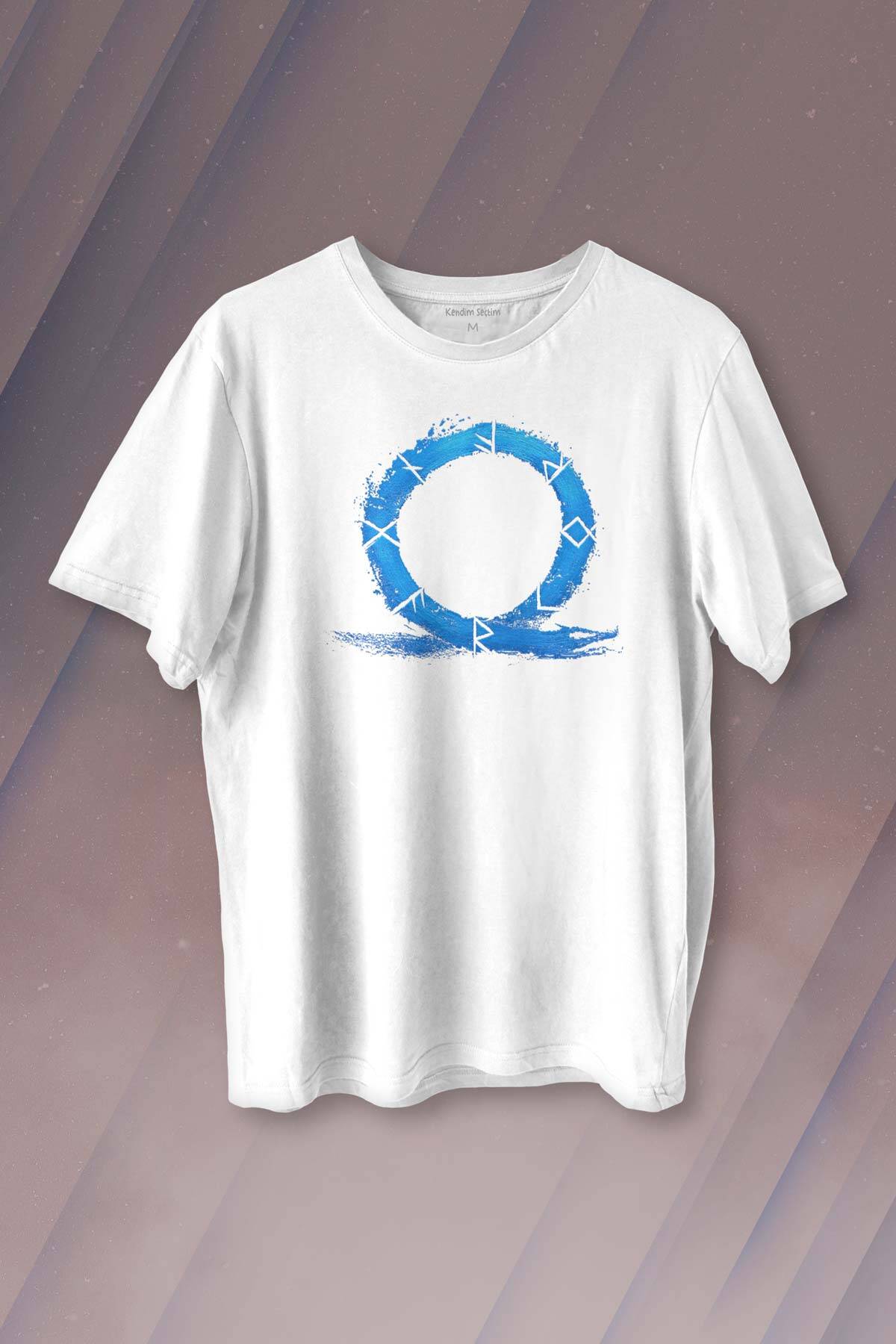God of War Ragnarok Oyun Gamer Baskılı Tişört Unisex T-shirt - 1