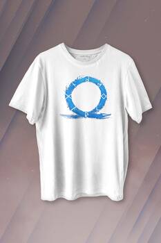 God of War Ragnarok Oyun Gamer Baskılı Tişört Unisex T-shirt - 1