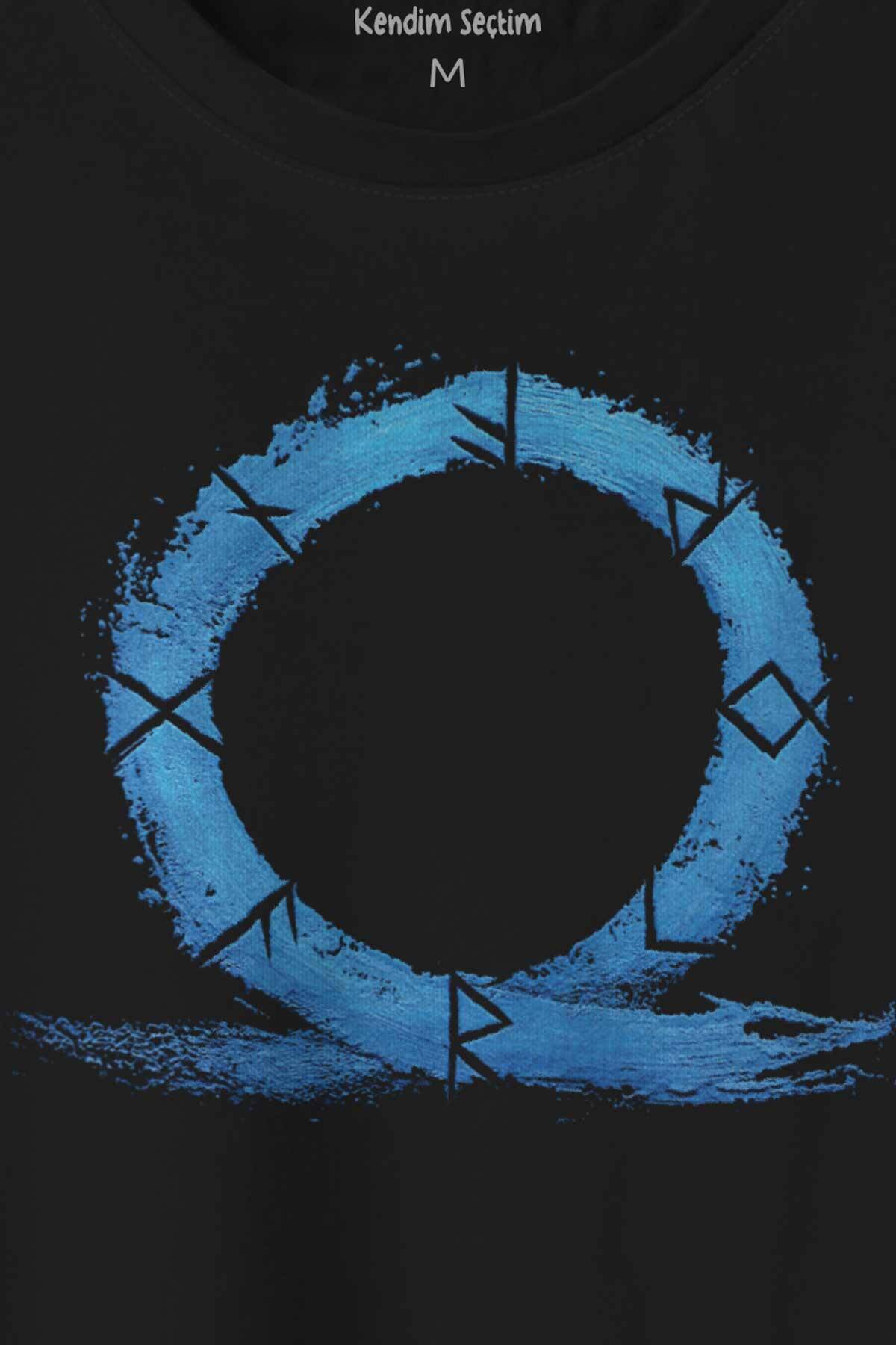 God of War Ragnarok Oyun Gamer Baskılı Tişört Unisex T-shirt (1)