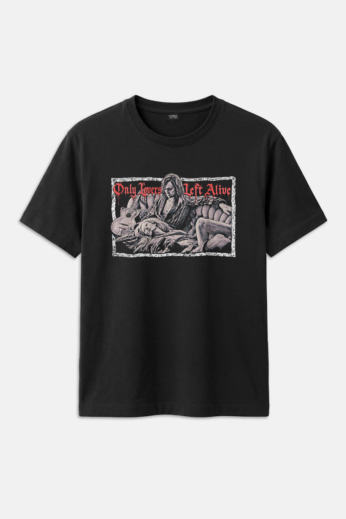 Gotik Vampir Film Jim Jarmusch Only Lovers Left Alive Sinema Siyah Regular Fit Unisex Tişört