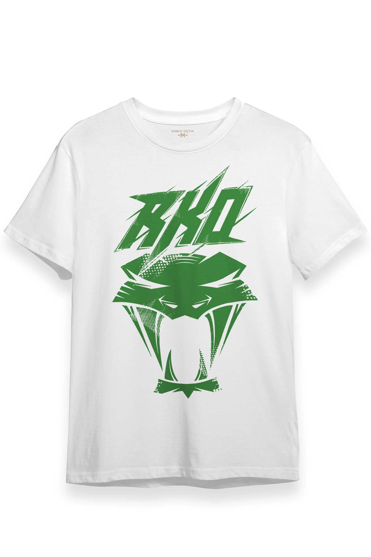 Green Viper Venom Randy Orton Yılan Wwe RKO Gym Spor Fight Güreş Baskılı Beyaz Tişört