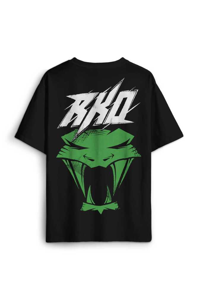 Green Viper Venom Randy Orton Yılan Wwe Rko Gym Spor Fight Güreş Baskılı Oversize T-shirt