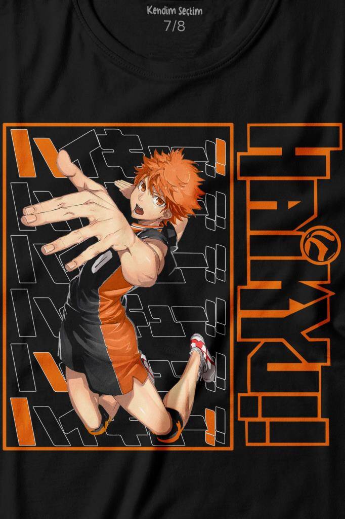 Haikyuu Fly Anime Baskılı Tişört Çocuk T-shirt - 2